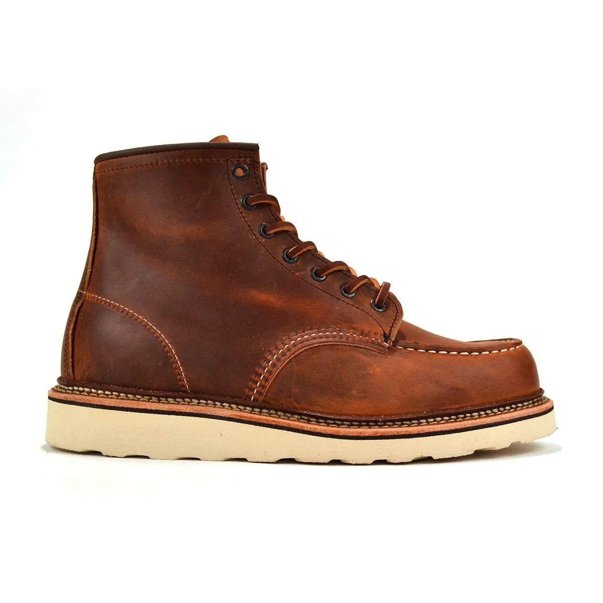 6-IN MOC TOE STYLE 1907 - COPPER ROUGH & TOUGH