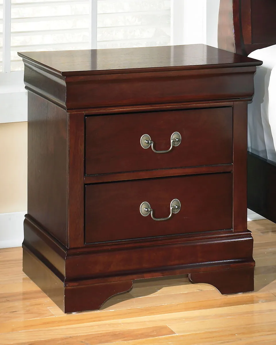 Alisdair - Dark Brown - 6 Pc. - Dresser, Mirror, Chest, Queen Sleigh Bed, Nightstand