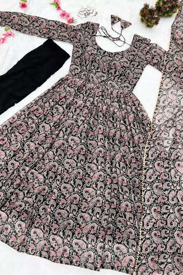 All New Kalamkari Printed Gown Ke Design For Wedding