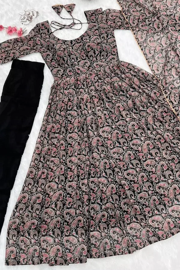 All New Kalamkari Printed Gown Ke Design For Wedding