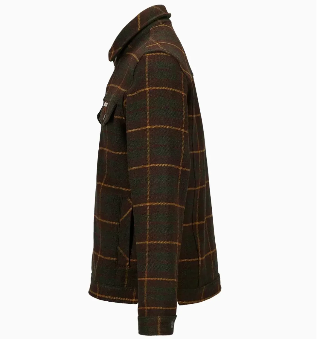 Amundsen Wool Jacket Hunter Brown Check