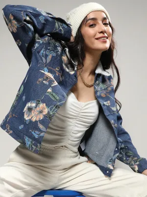 Botanical Denim Jacket
