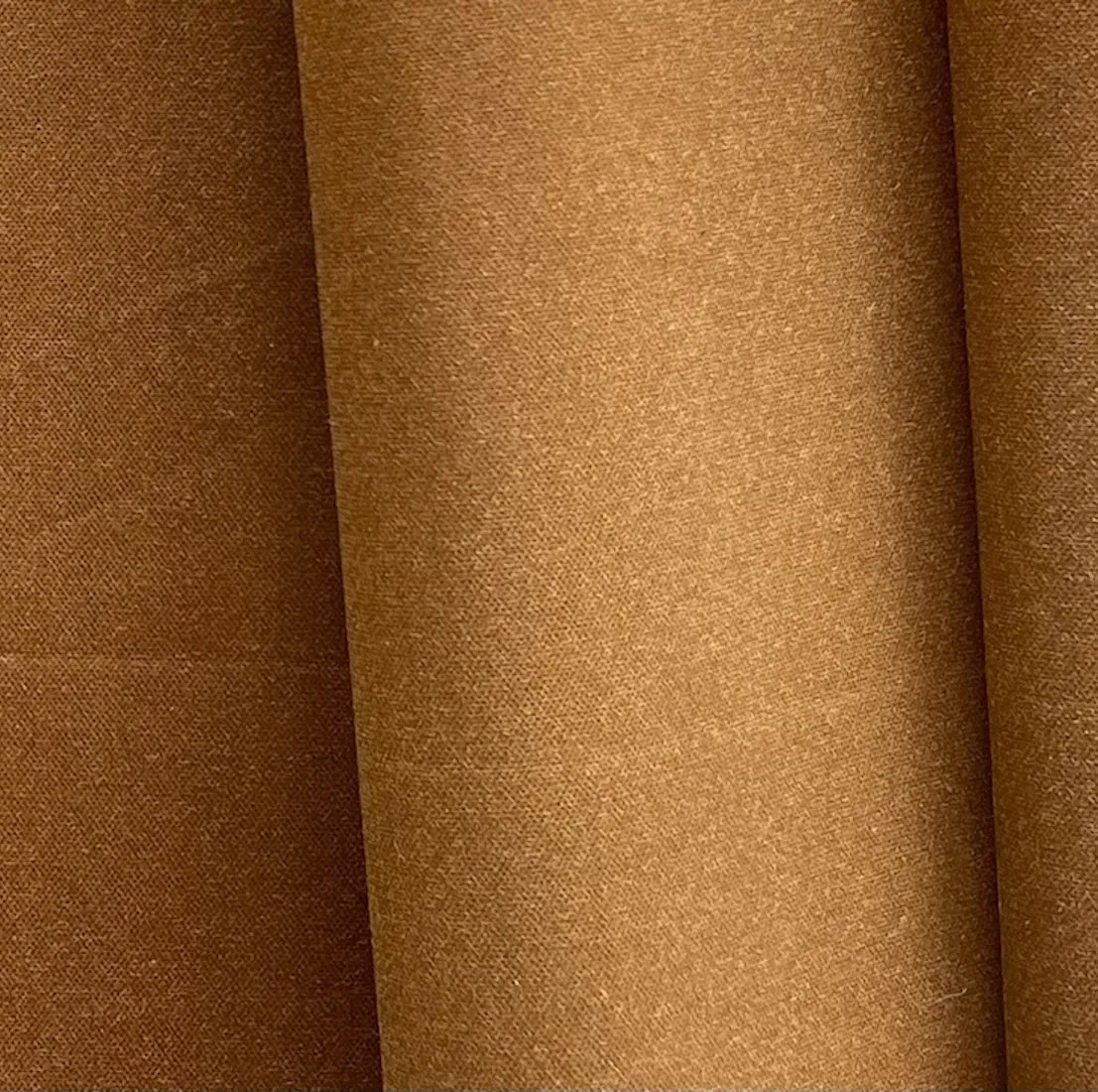 Cognac Water-Resistant Waxed Cotton (Made in England)