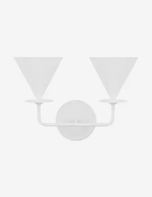 Cornet Double Sconce by Christiane Lemieux