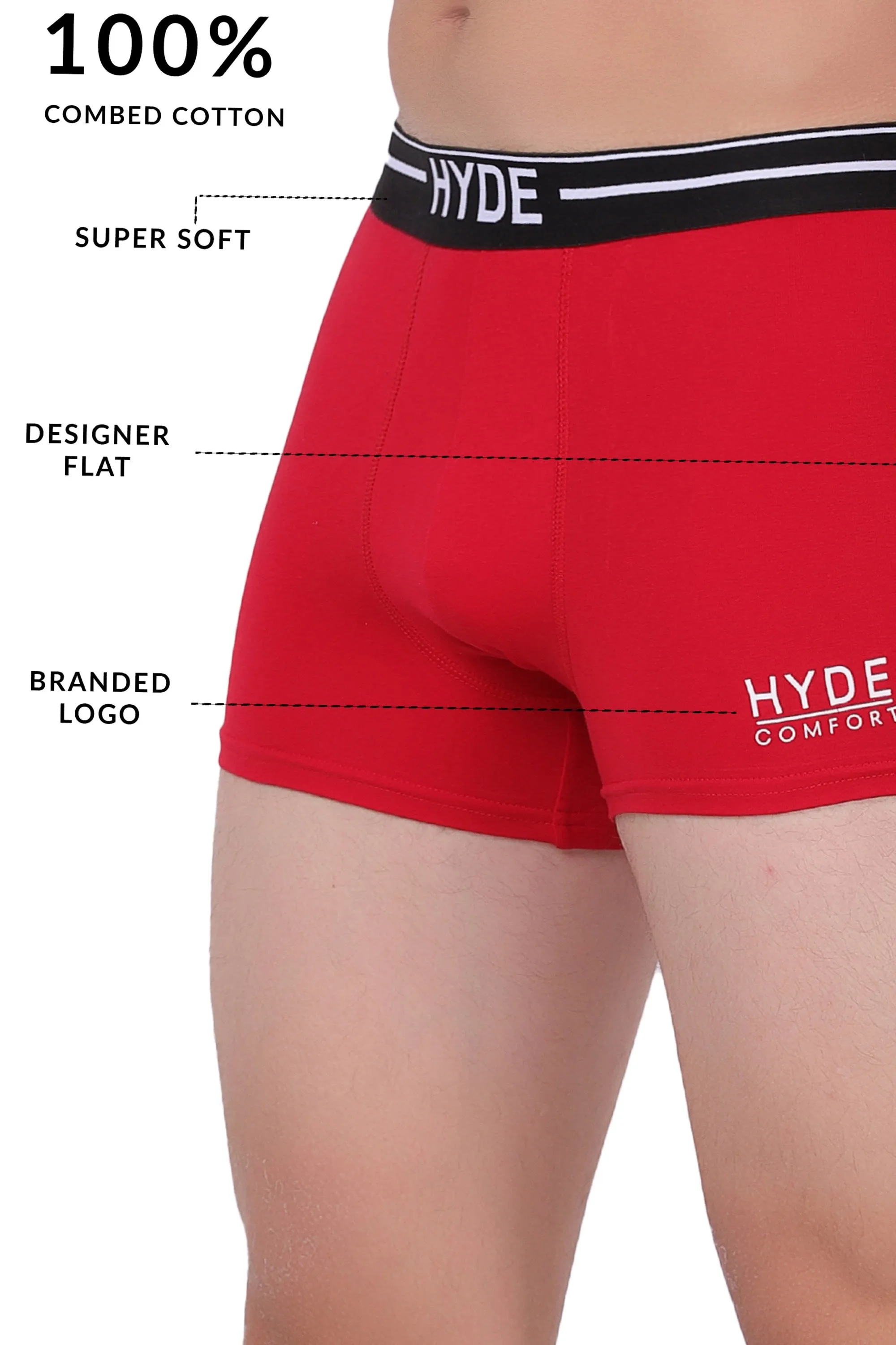 Cotton Trunk LOW Rise for Men (pack of 2)