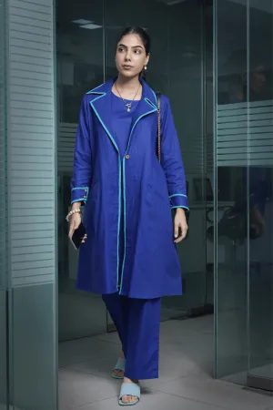 Electric Blue Jacket Dress