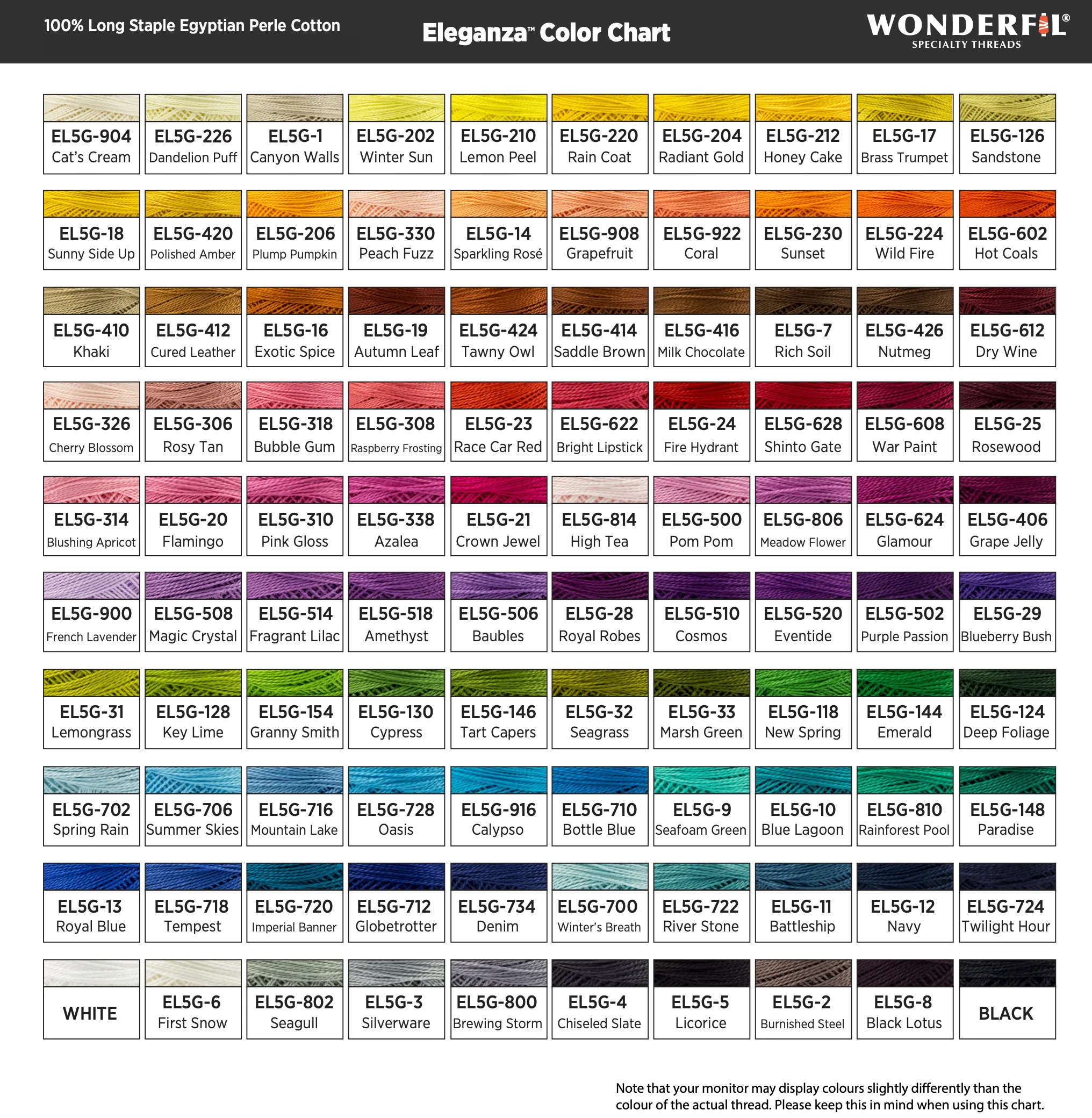 Eleganza #8 Perle Cotton by WonderFil | EL5G-416 Milk Chocolate | 5 grams