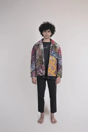 Embroidered Patchwork Jacket
