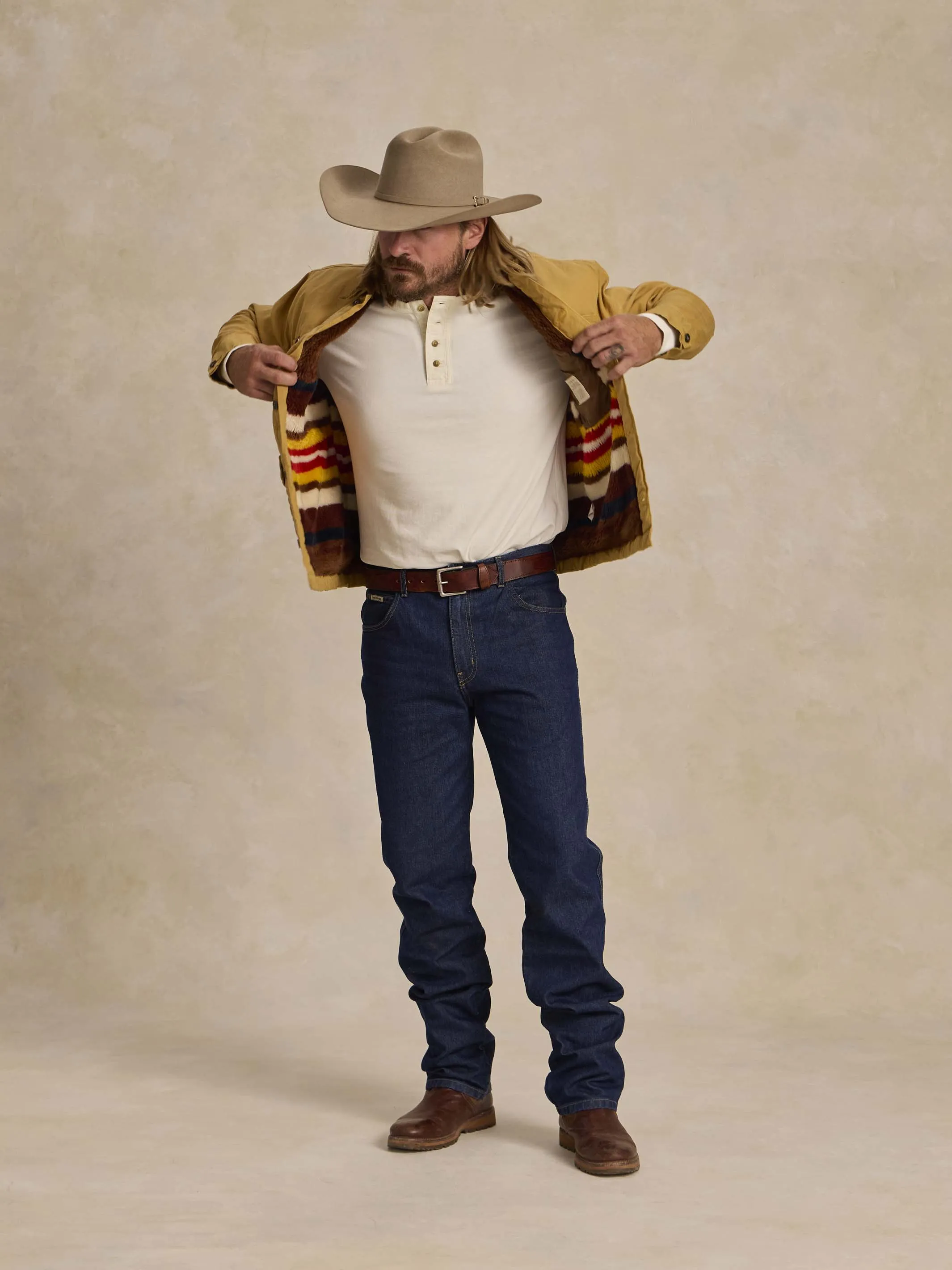 Fenceline Brush Jacket with Fleece Blanket Lining