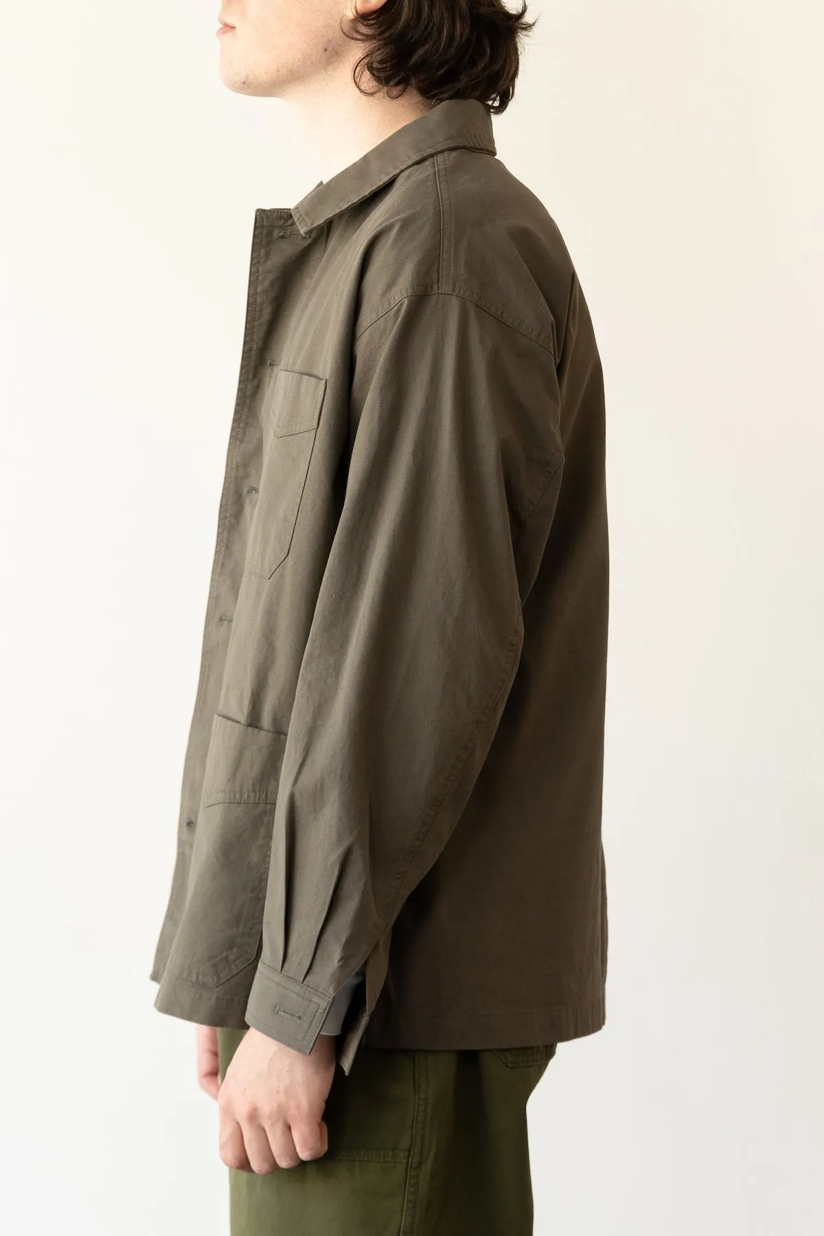 French Work Jacket - Olive