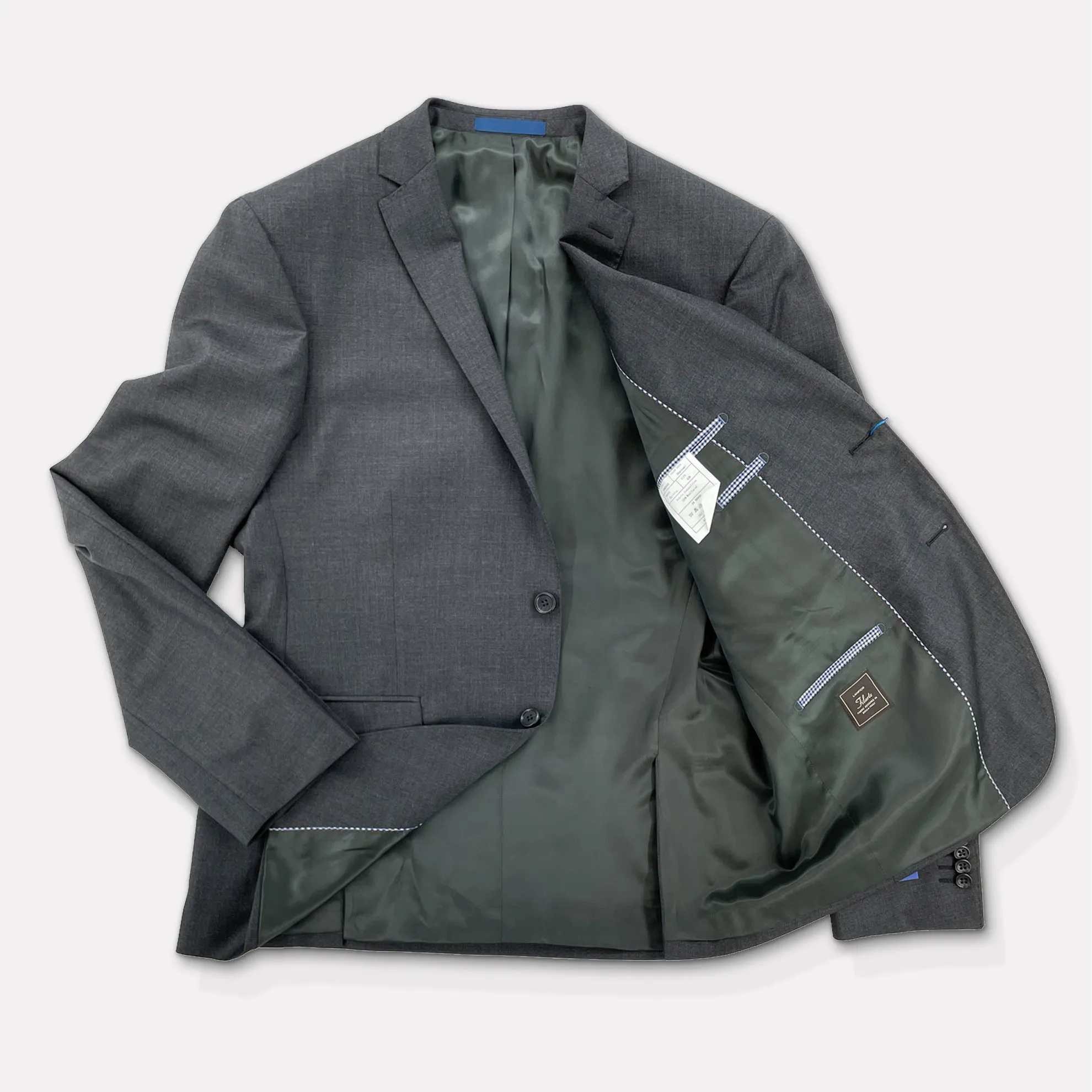 Griffin-Gabriel Slim Super 120's Two Piece Suit / Grey