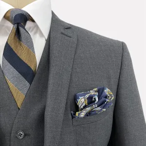Griffin-Gabriel Slim Super 120's Two Piece Suit / Grey