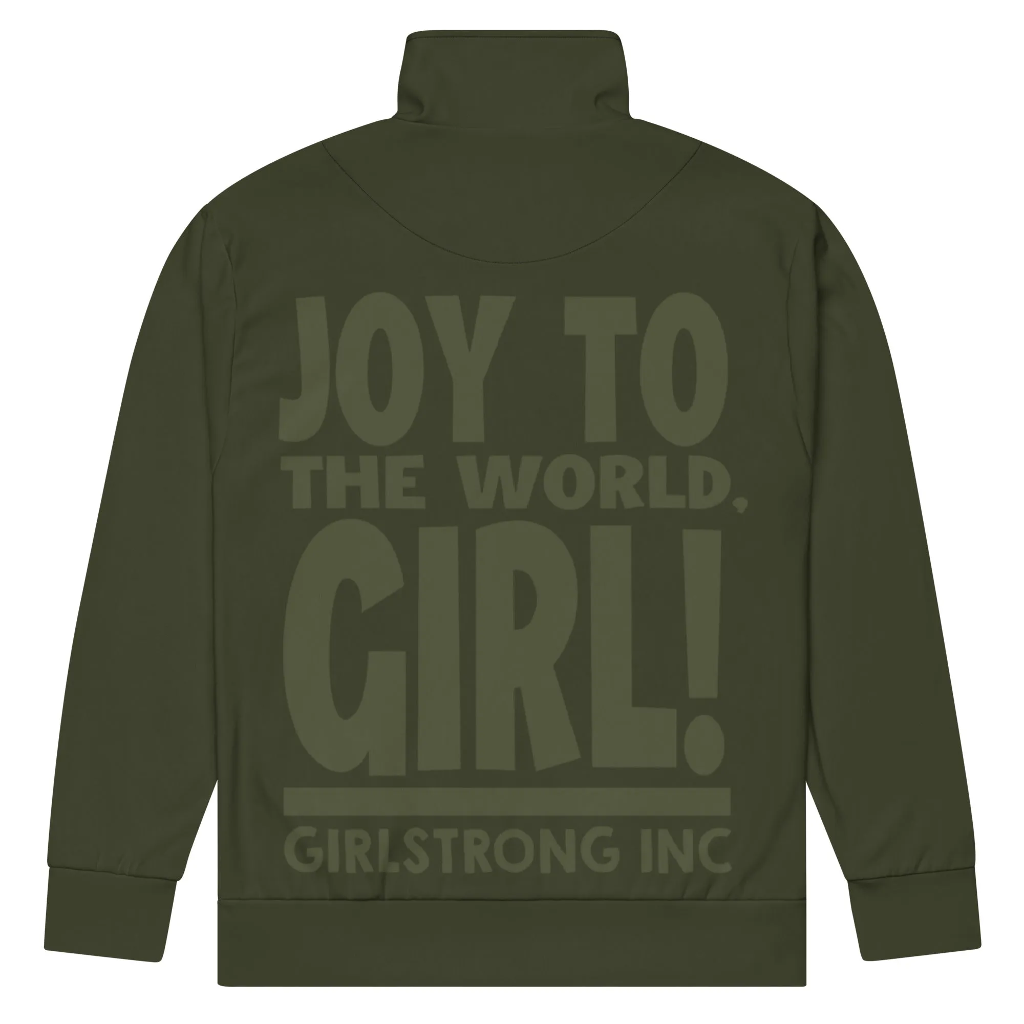 GS GRAPHIX TRACK JACKET OLIVE - JOY TO THE WORLD. GIRL!