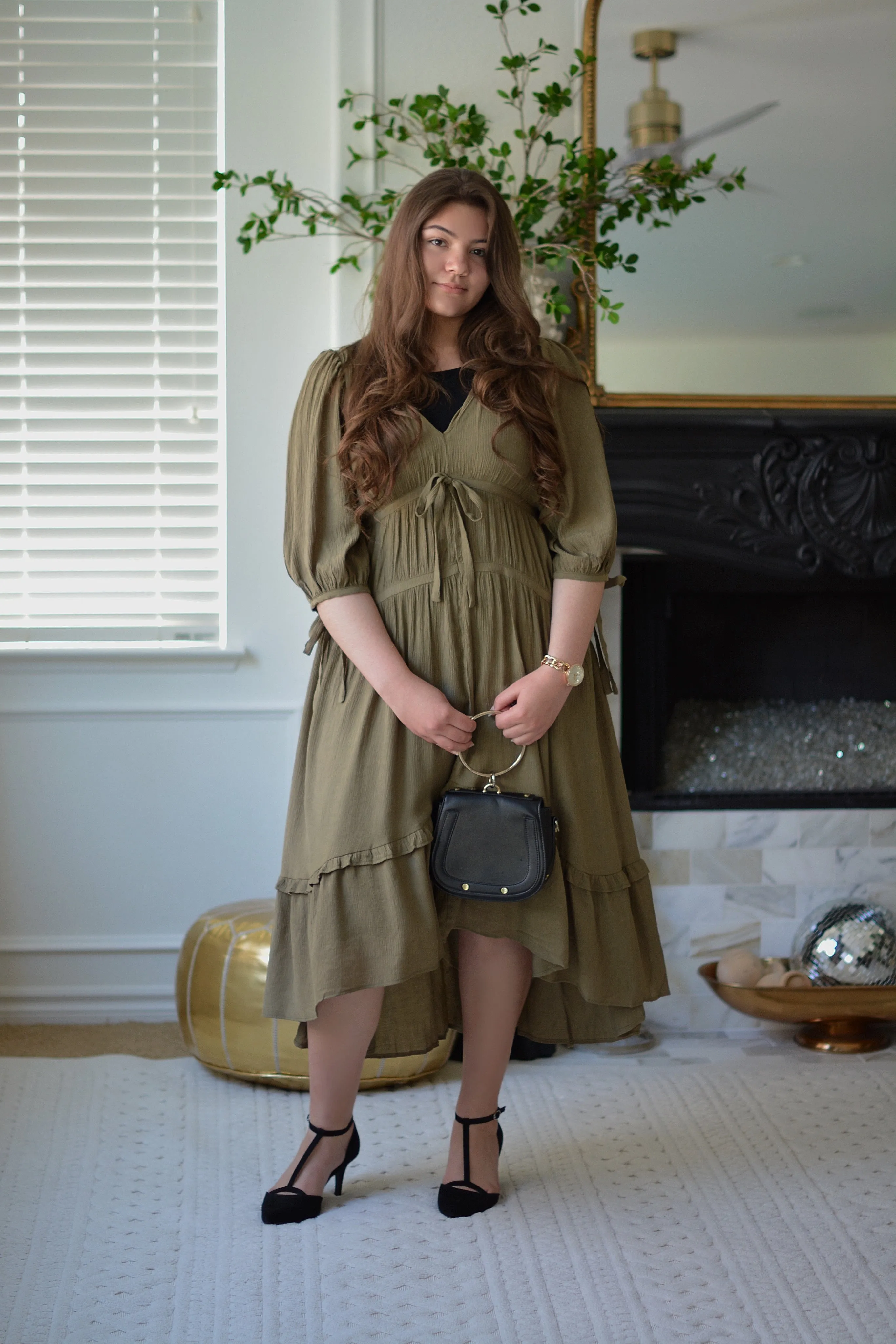 Hollie Olive Green Dress