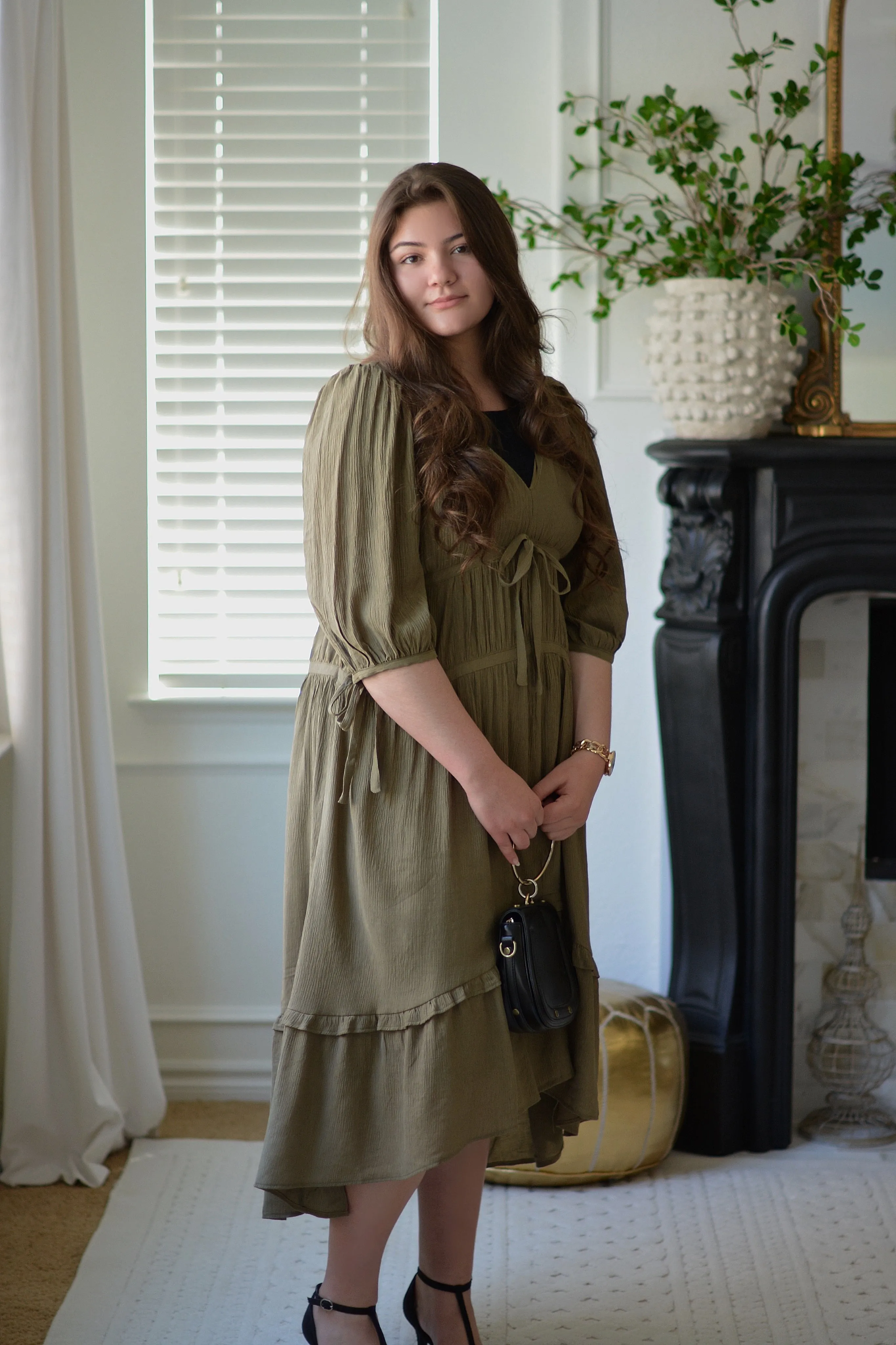 Hollie Olive Green Dress