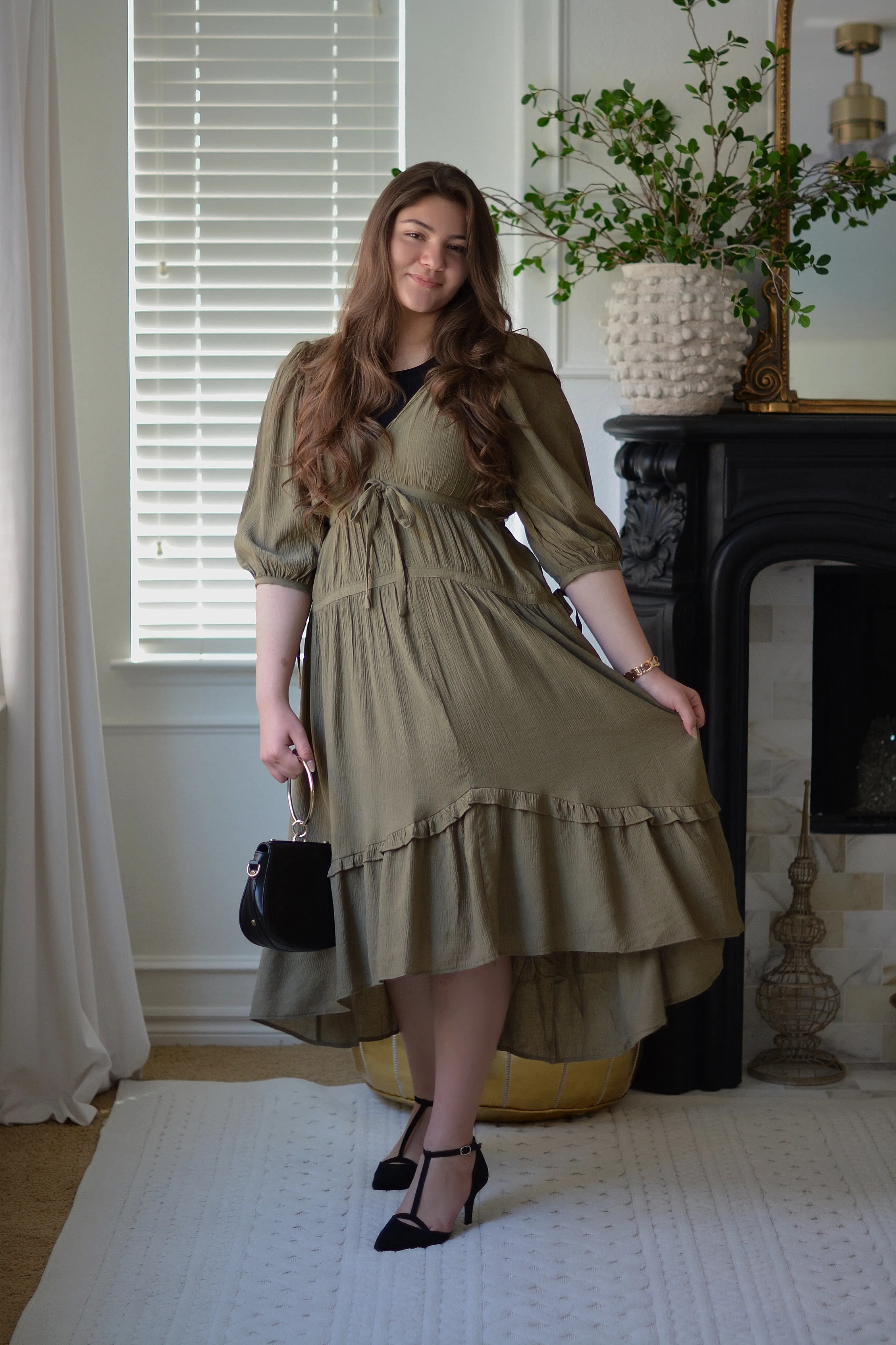 Hollie Olive Green Dress