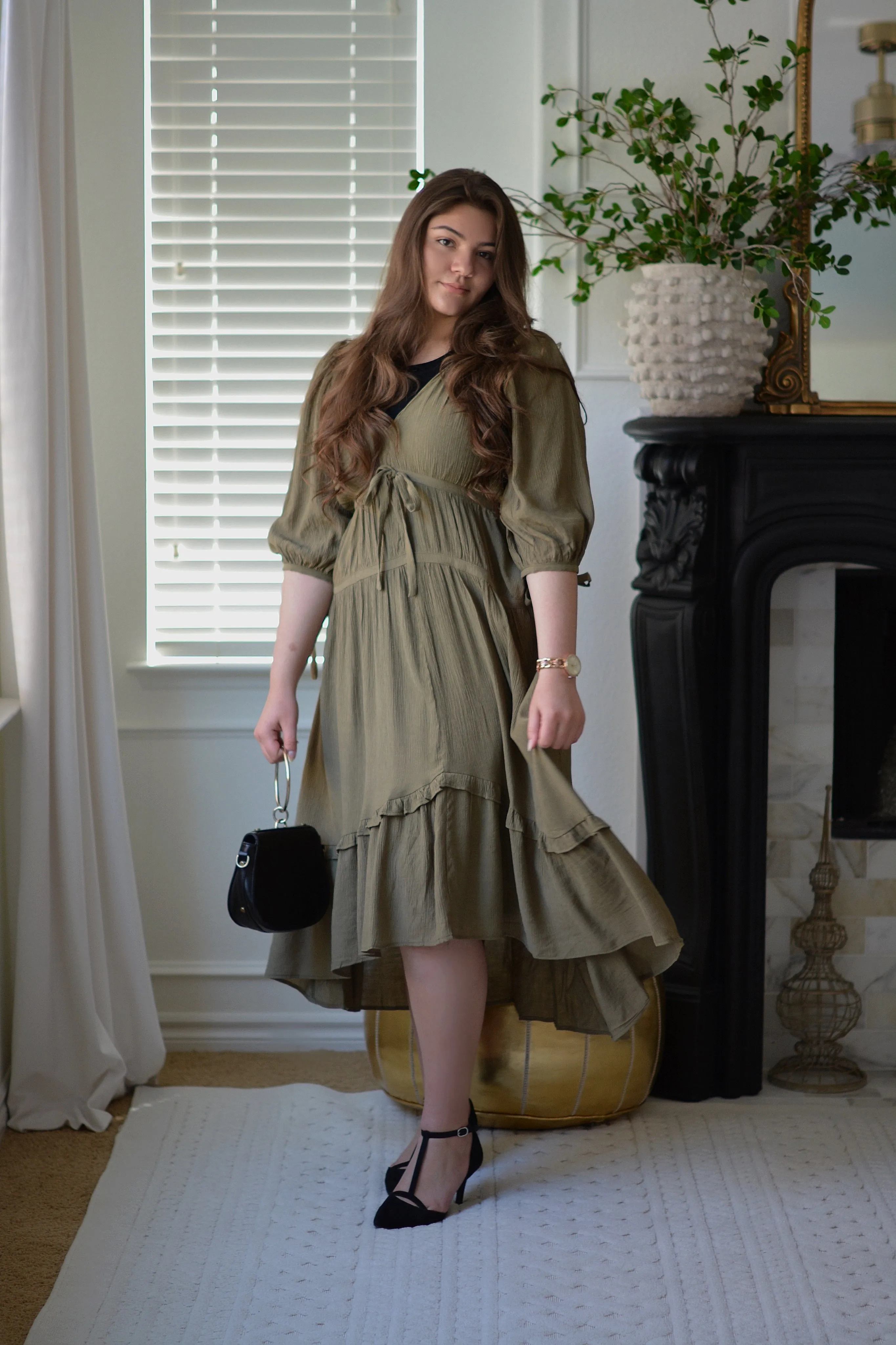 Hollie Olive Green Dress