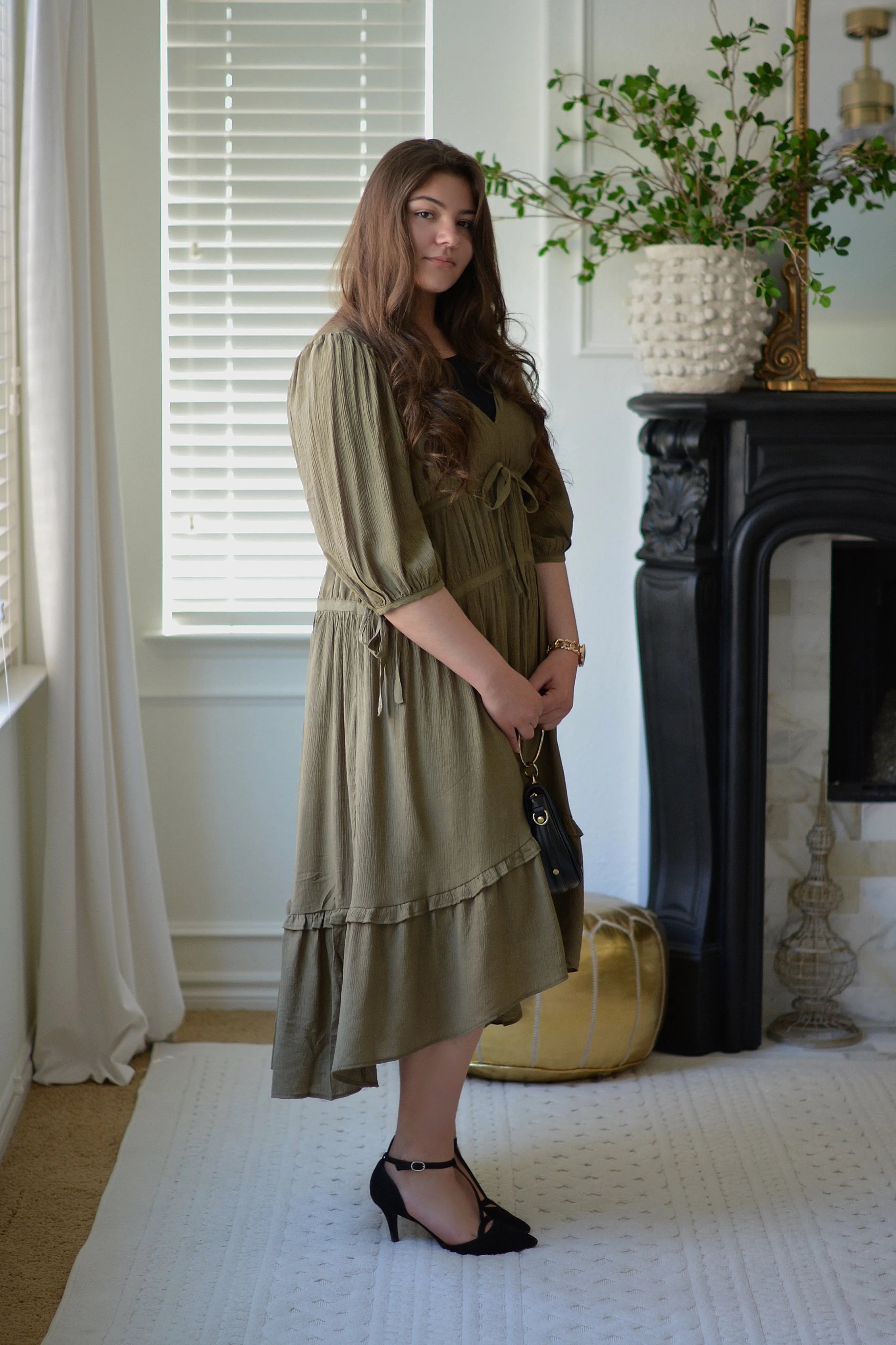 Hollie Olive Green Dress