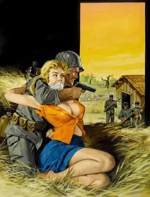 Incredible Escape from the Nazi Nightmare - Pulp Magazine Art Cover - Wil Hulsey Painting