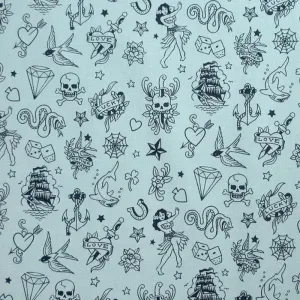 Ink Work in blue