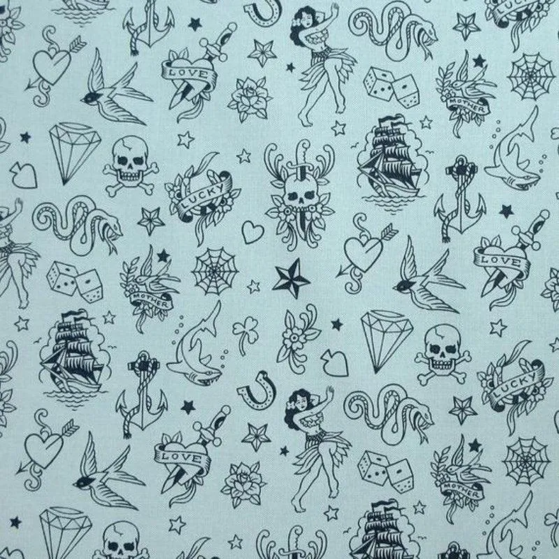 Ink Work in blue