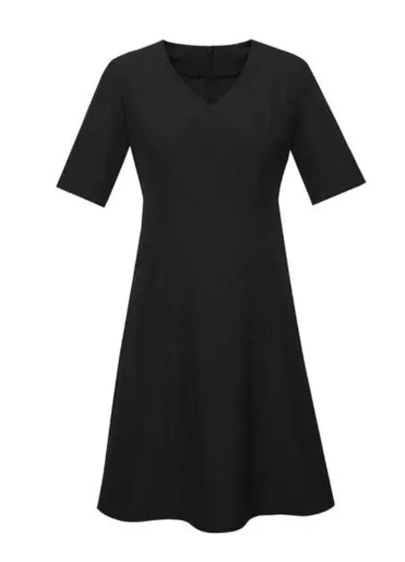 Ladies Extended Short Sleeve Dress RD974L