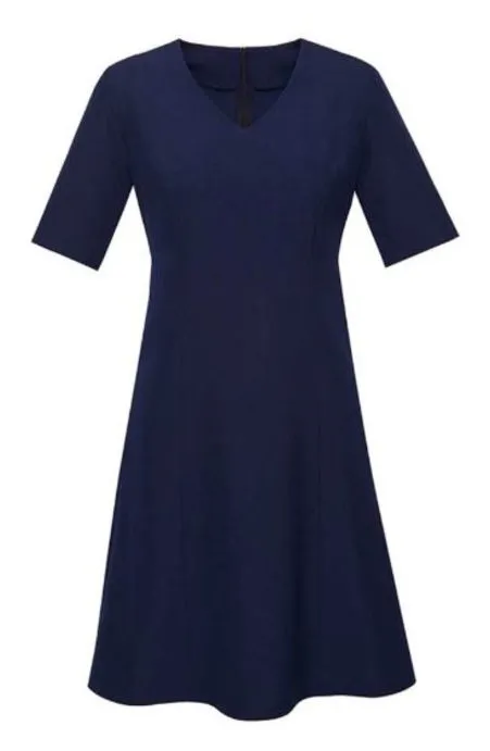 Ladies Extended Short Sleeve Dress RD974L