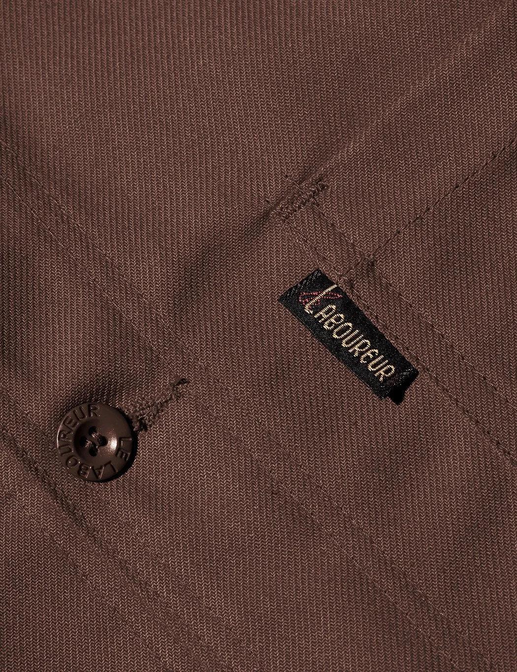 Le Laboureur Cotton Work Jacket - Brown