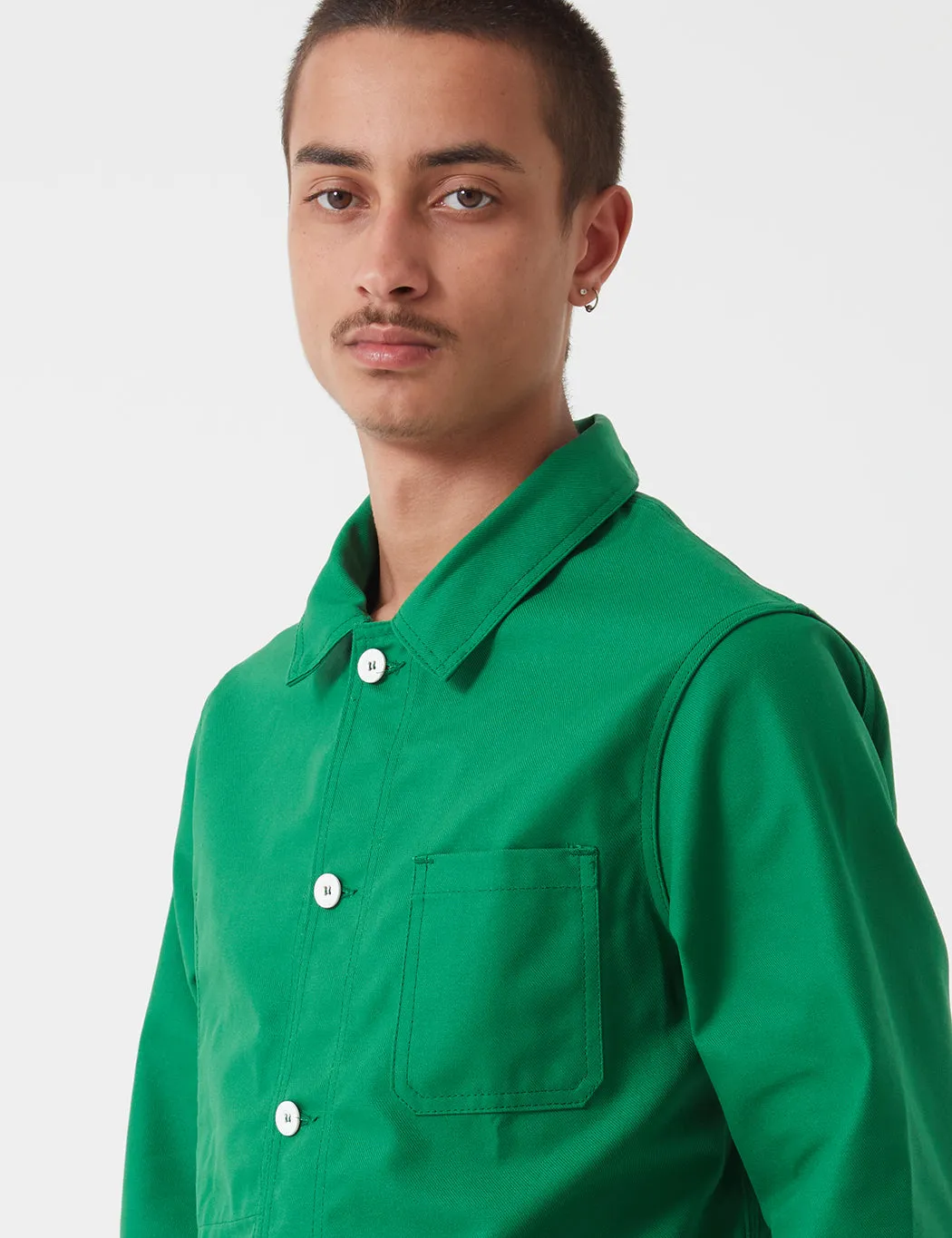 Le Laboureur Work Jacket (Polycotton Twill) - Meadow Green