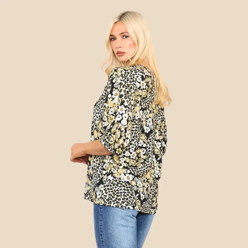 Leopard Print Blouse