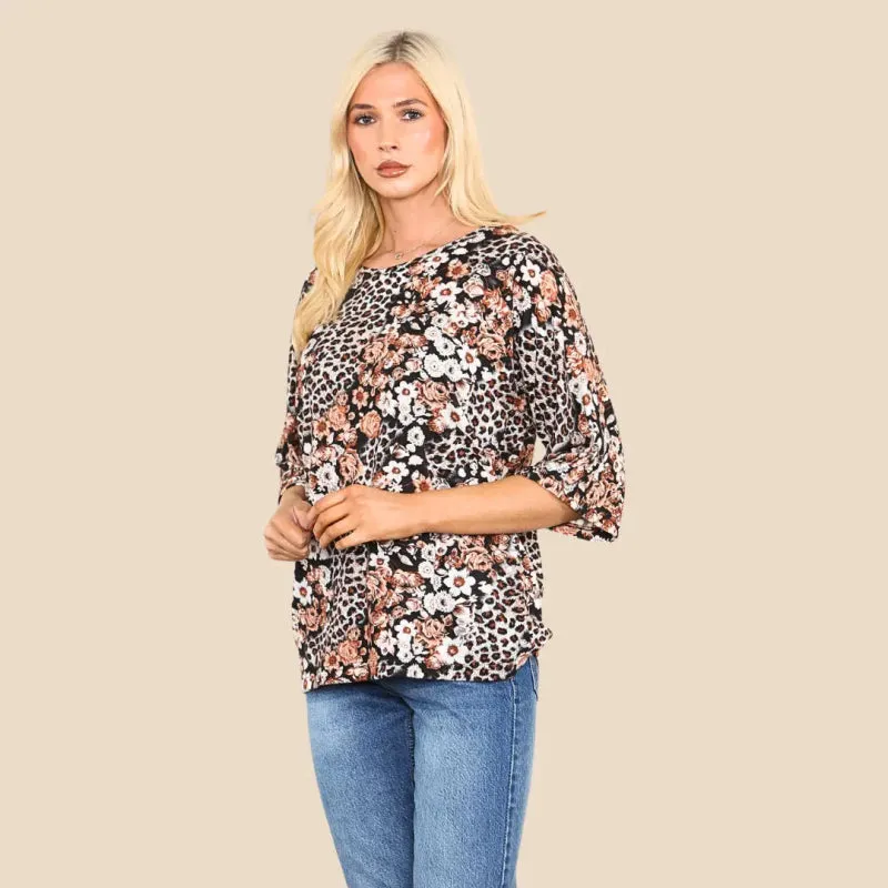 Leopard Print Blouse