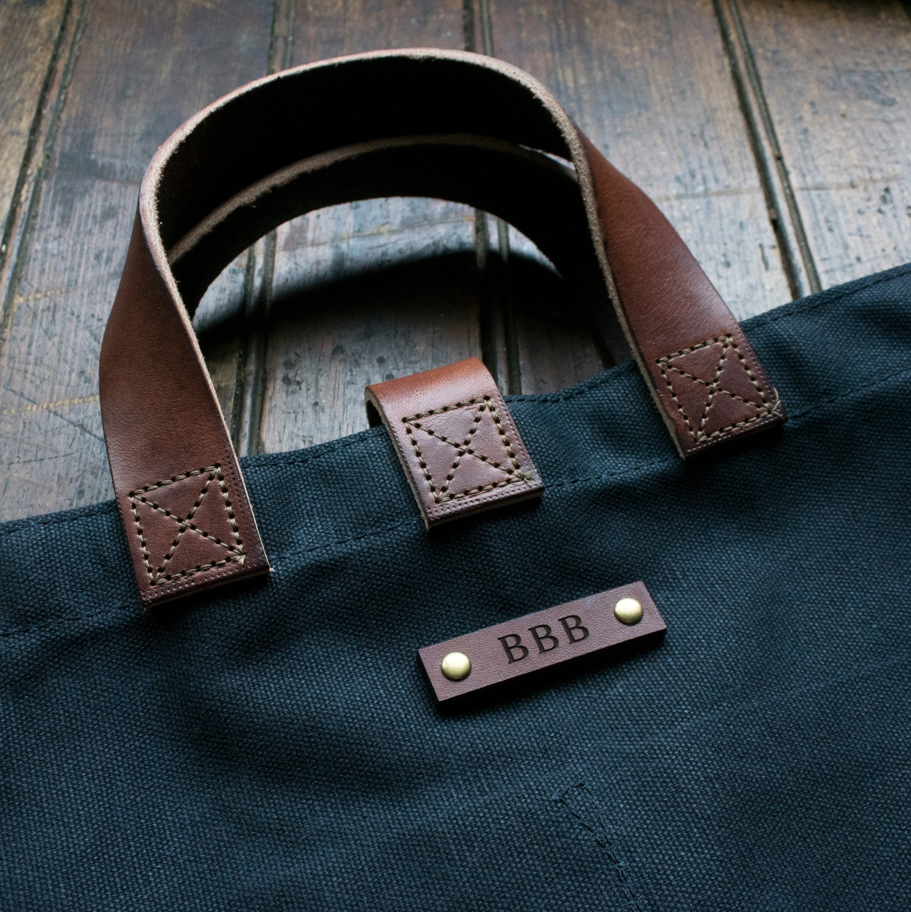 Mini Waxed Canvas Tote