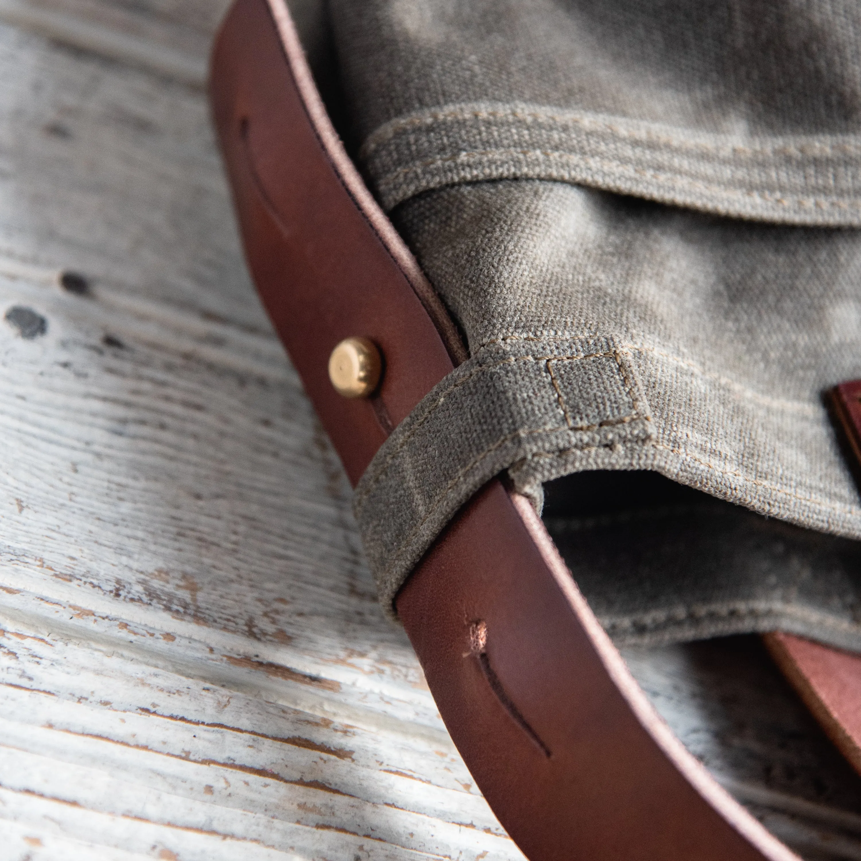 Mini Waxed Canvas Tote
