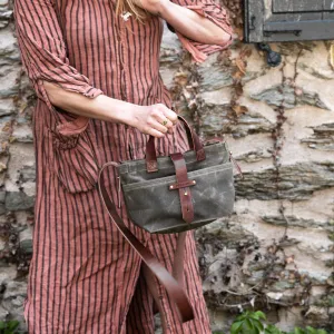 Mini Waxed Canvas Tote