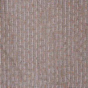 Orange and Olive Green Multicolored with Metallic Accents Abstract Texture Threaded Tweed Boucle Fabric