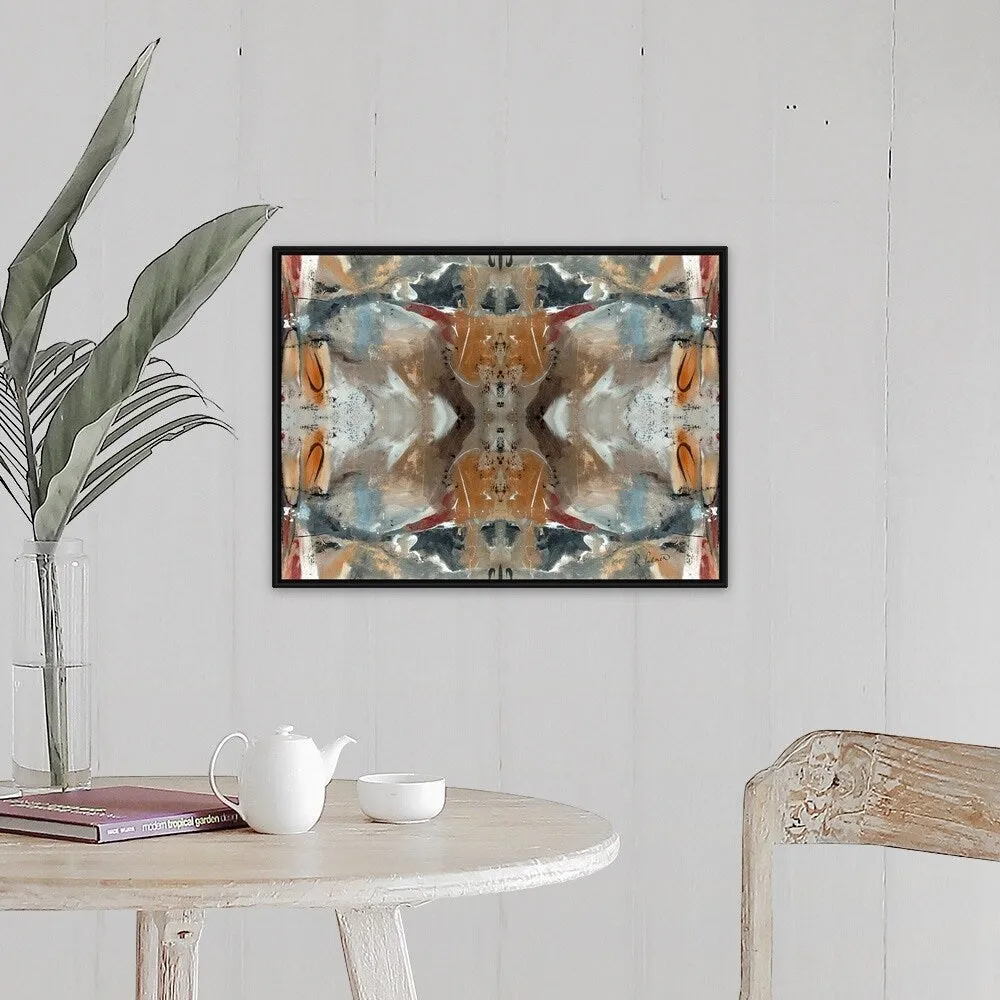 "All Things Work Together" Black Float Frame Canvas Art