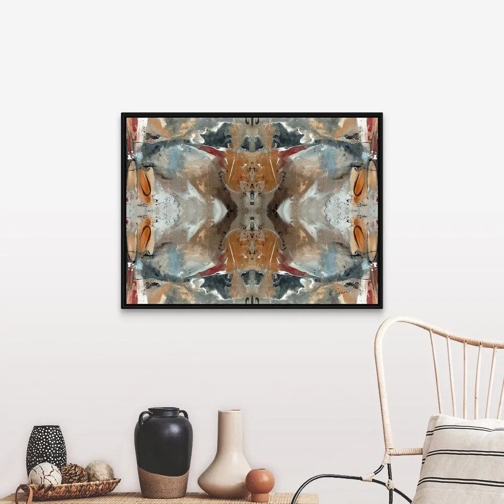 "All Things Work Together" Black Float Frame Canvas Art