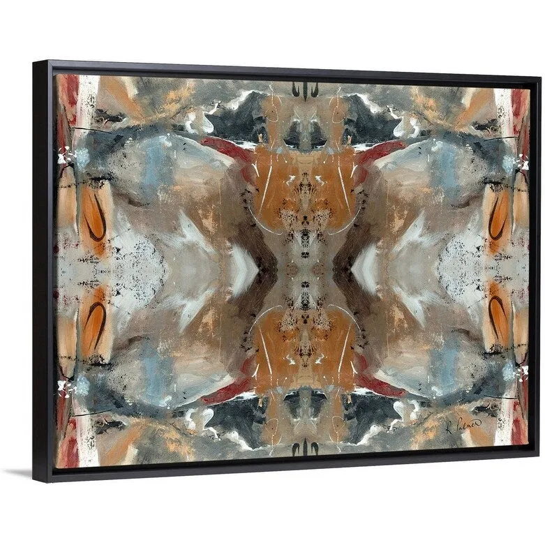 "All Things Work Together" Black Float Frame Canvas Art