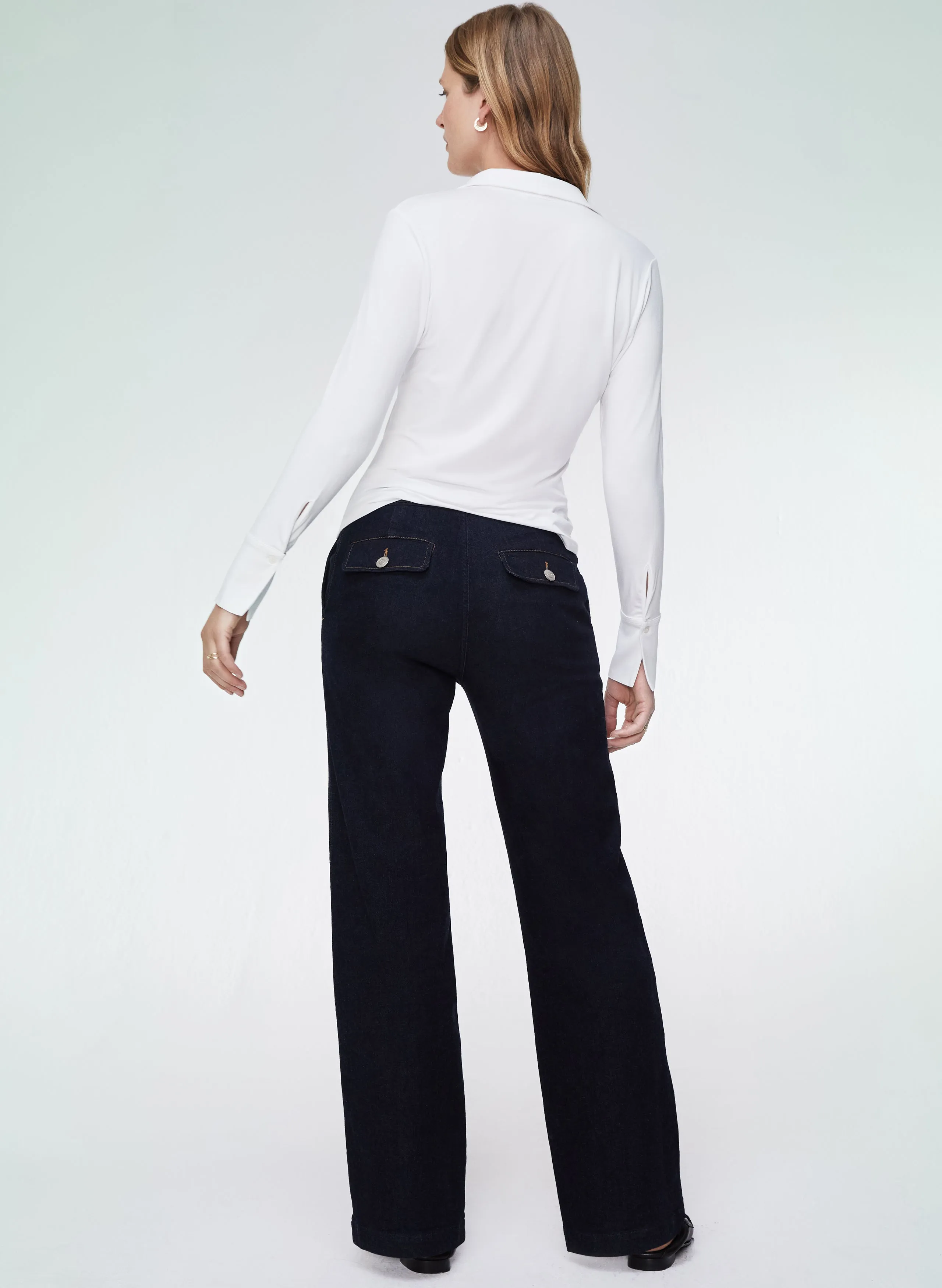 RENT - Margot Organic Wide Leg Jeans