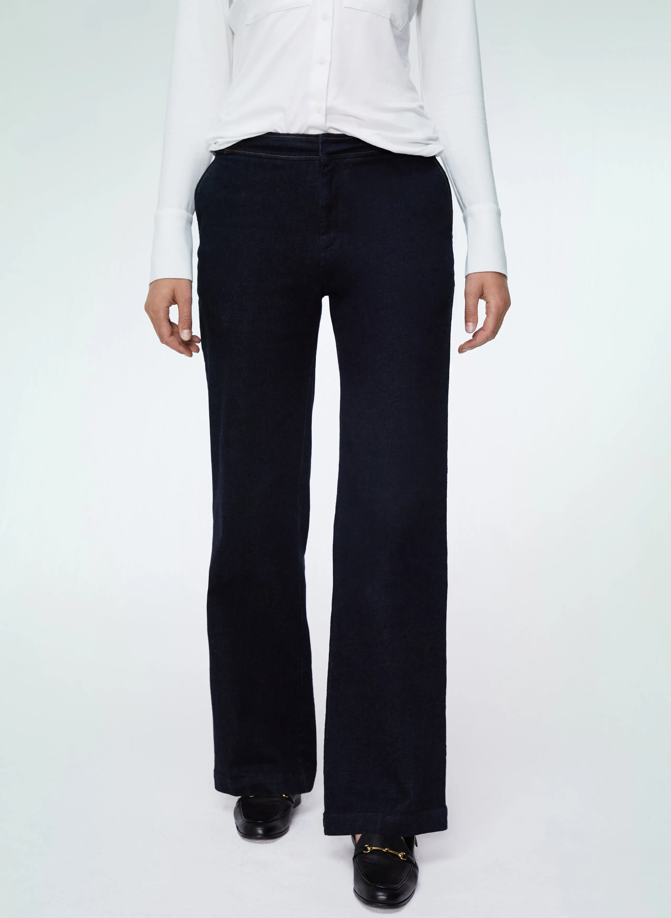 RENT - Margot Organic Wide Leg Jeans