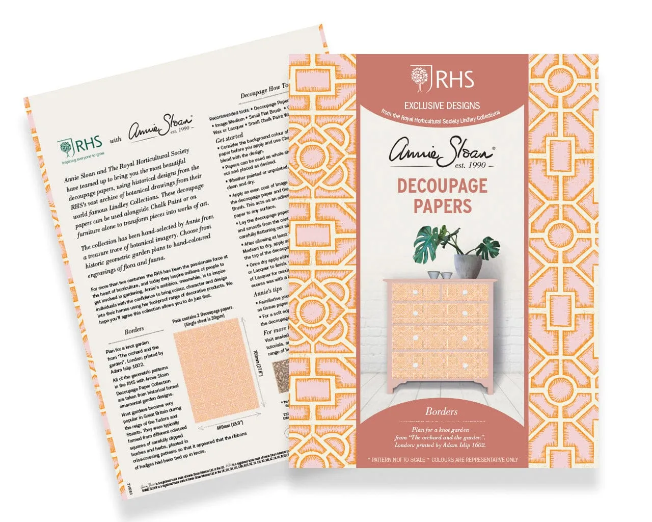 RHS Decoupage Paper - Paper Borders