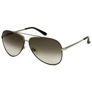Salvatore Ferragamo SF131S Sunglasses Shiny Brown / Dark Brown