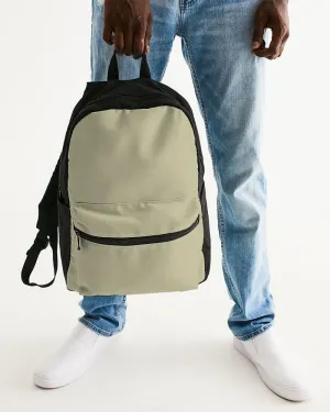 Shaded Pale Pastel Yellow Gray Canvas Backpack | C0M0Y30K30