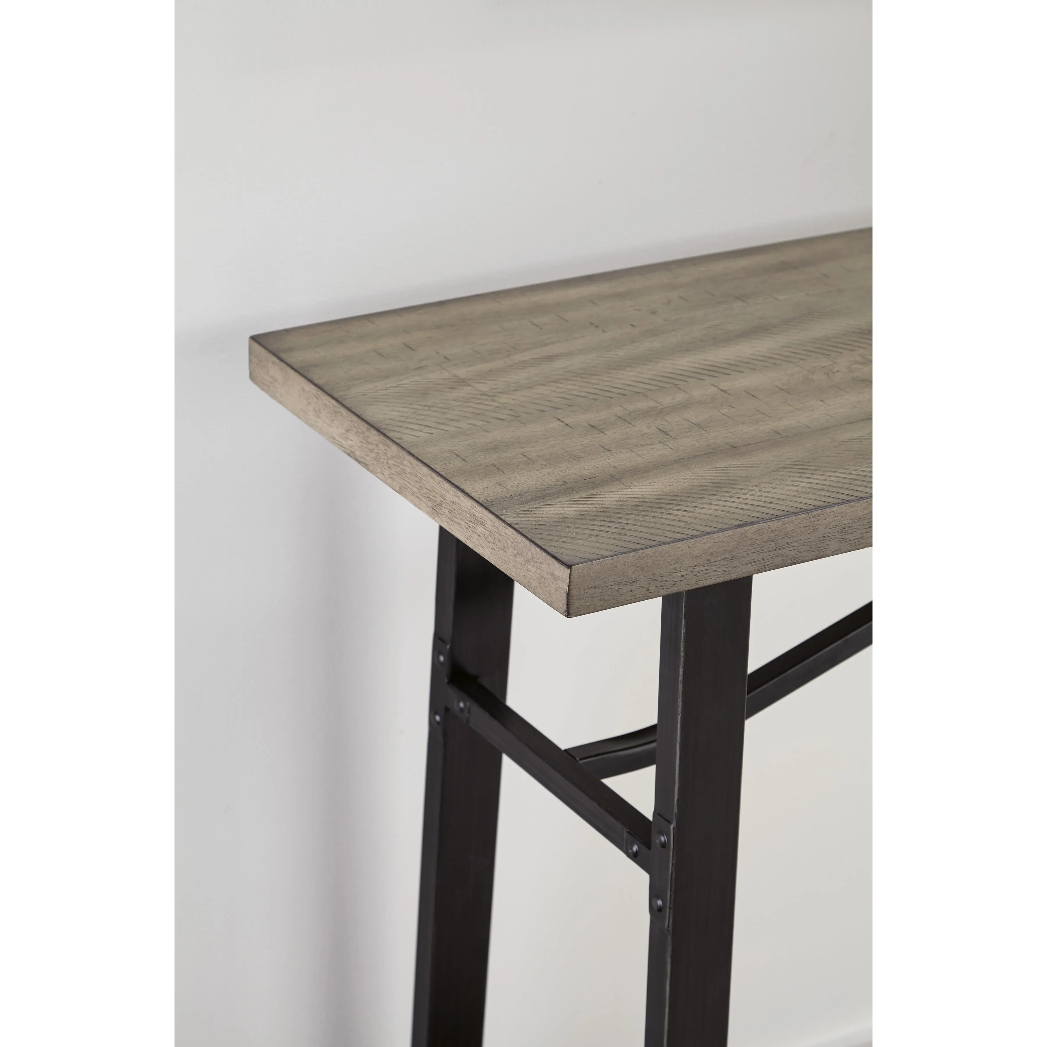 Signature Design by Ashley Lesterton Counter Height Dining Table with Trestle Base D334-52
