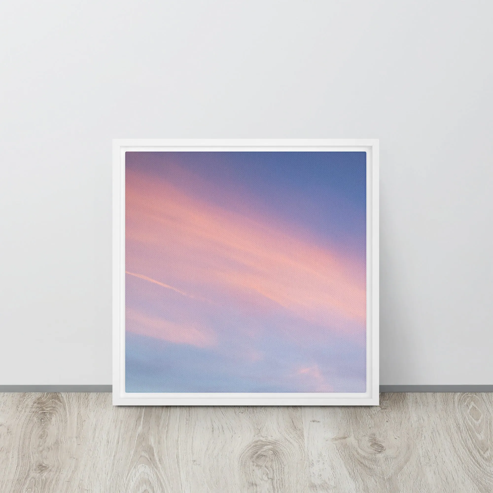 Sunset Sky Framed Canvas Print