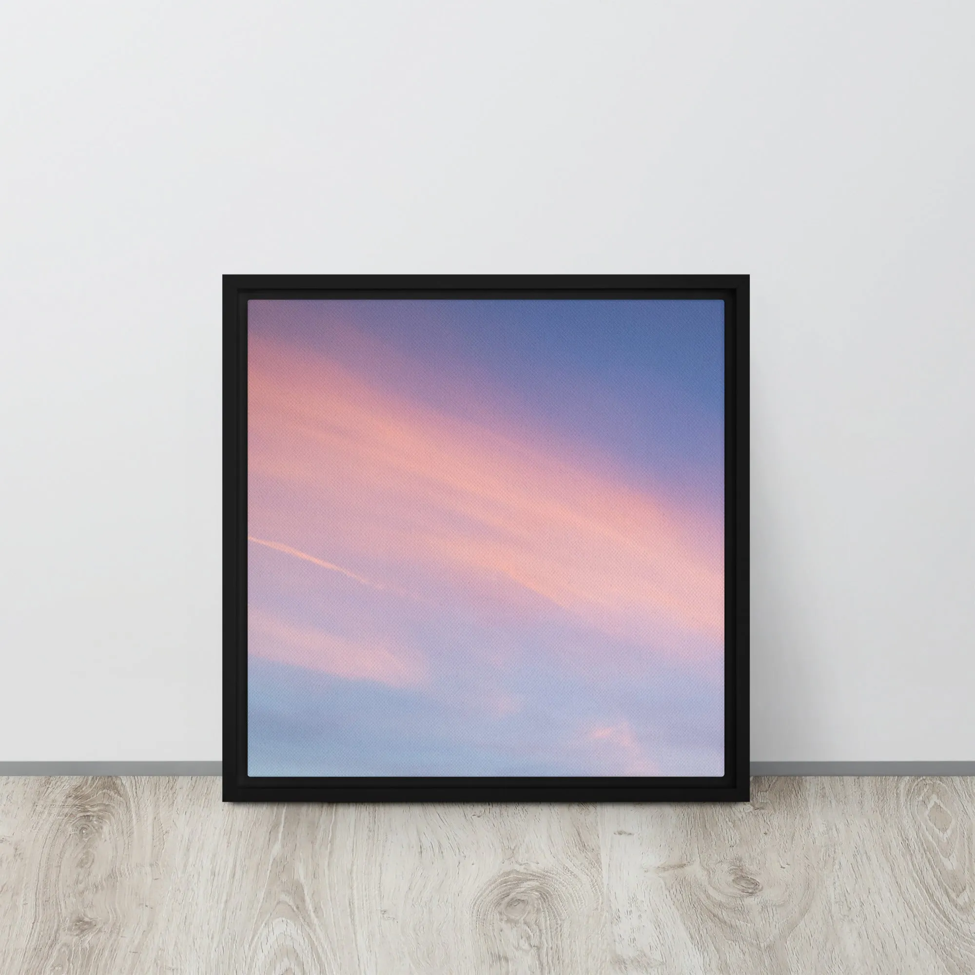 Sunset Sky Framed Canvas Print