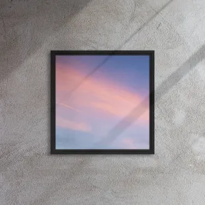 Sunset Sky Framed Canvas Print