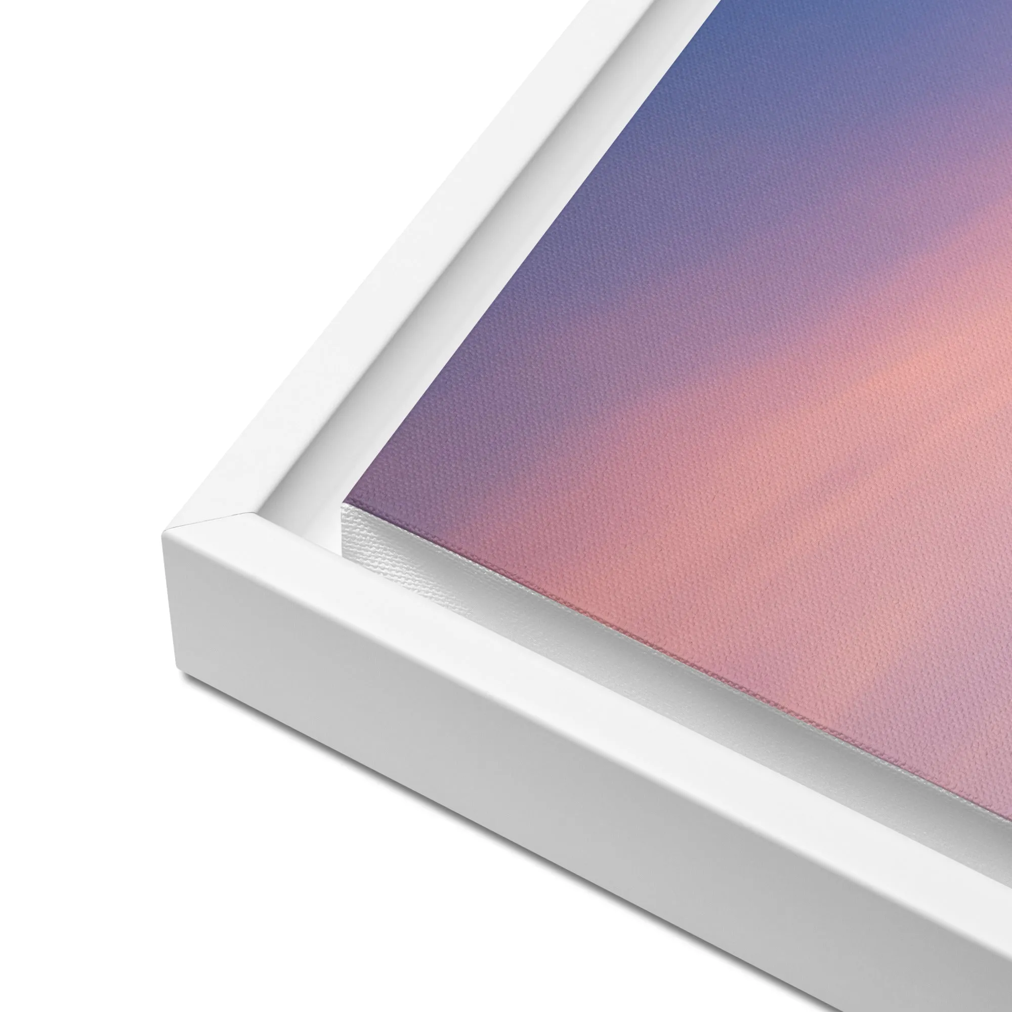 Sunset Sky Framed Canvas Print