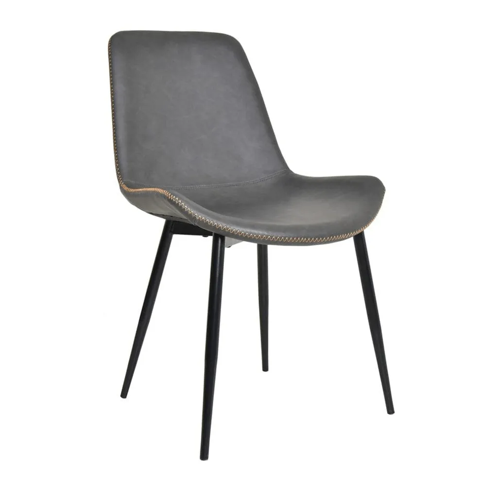 Timeless Vintage Chair - PU & Steel