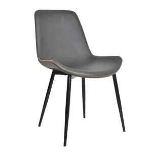 Timeless Vintage Chair - PU & Steel